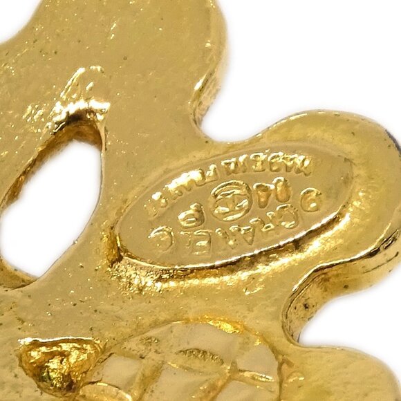 Chanel Flower Earrings Clip-On Gold - Picture 4 of 4